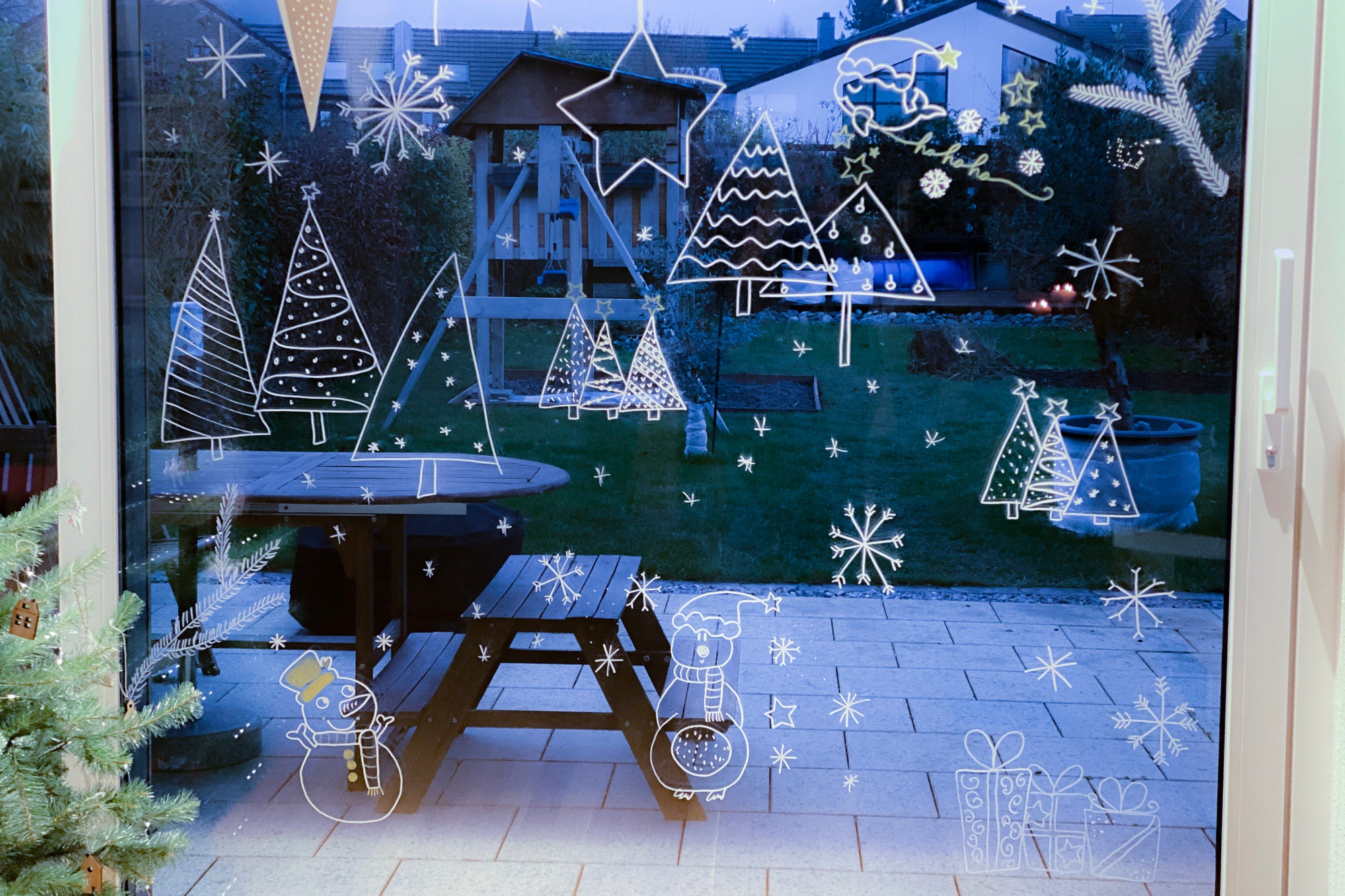 DIY Fenster Malvorlagen für Kinder / Winter und X-MAS-Motive | Etsy