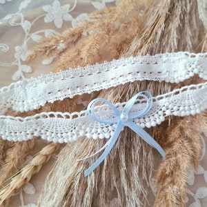 Bridal garter Emma, bridal jewelry, gift for bride image 8