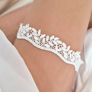 Bridal Garter Lace Leaves, Bridal Jewelry, Bridal Lingerie, Bridal Accessories