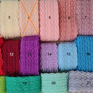 10 Antennenschleifen Autoschleifen Dekoschleife in 24 Farben Bild 5