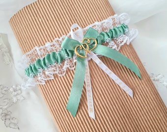 Jarretière de mariée en eucalyptus, bijoux de mariée, accessoires, cadeau pour la mariée