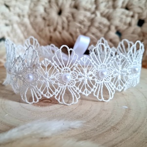 Necklace, choker, lace collar bridal jewelry, accessories