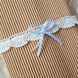 Bridal garter Emma, bridal jewelry, gift for bride image 7