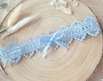 Bridal garter lace magic 2 something blue, bridal jewelry, accessories bride, bridal lingerie