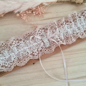 Bridal garter romantic