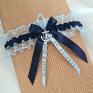 Garter with anchor maritime nautical image 4