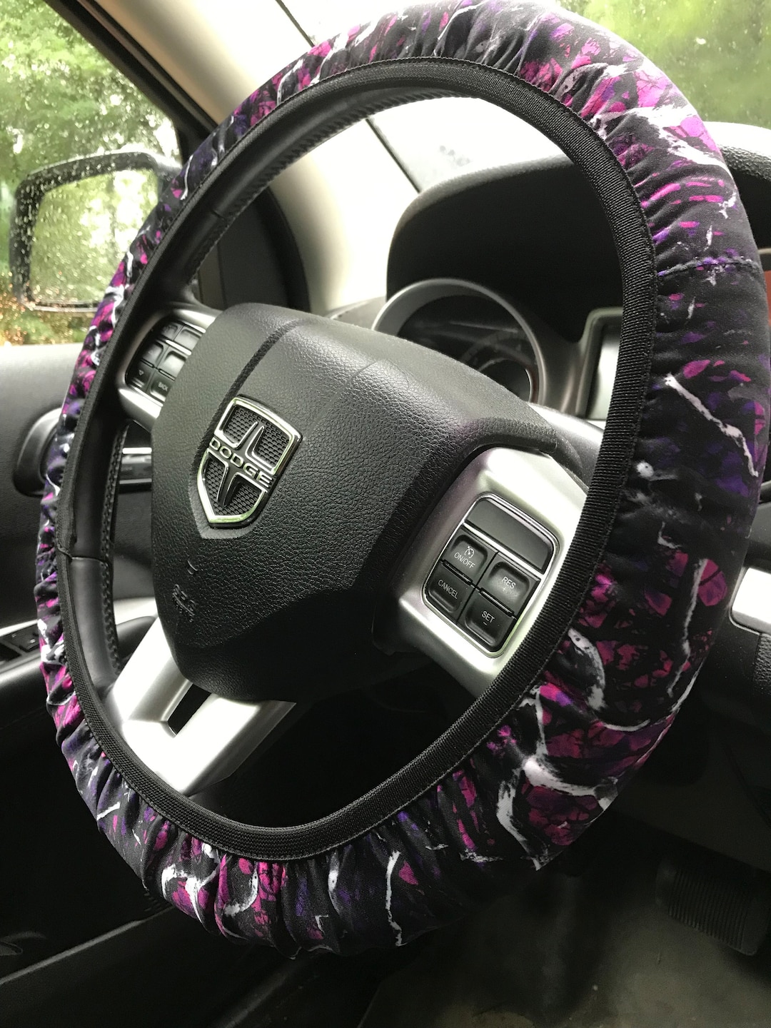 Purple and Pink Camo Steering Wheel Cover Etsy
