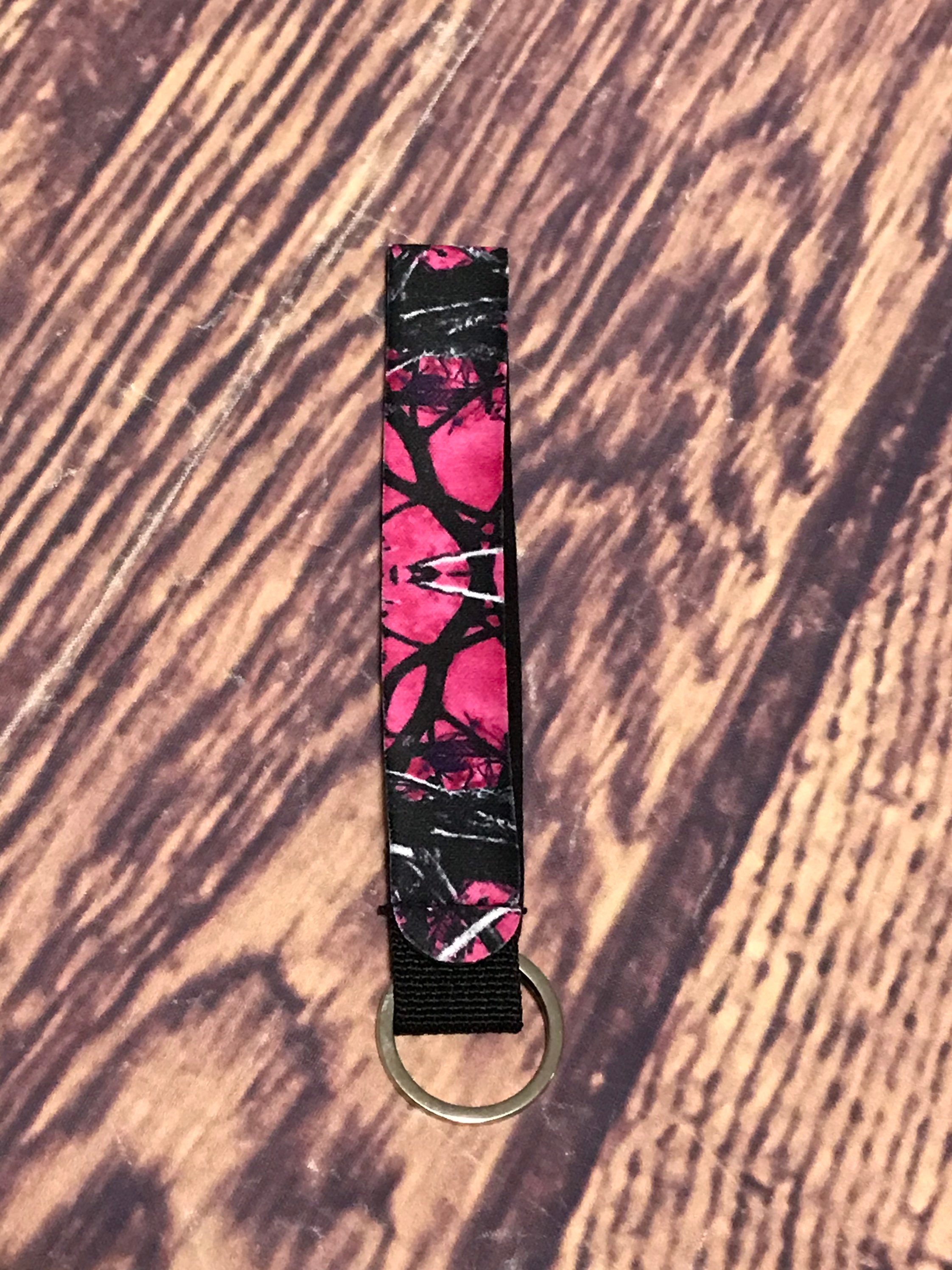 Pink Camo, Wrist Lanyard for Keys