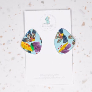 Flair Stud  Polymer Clay Earrings