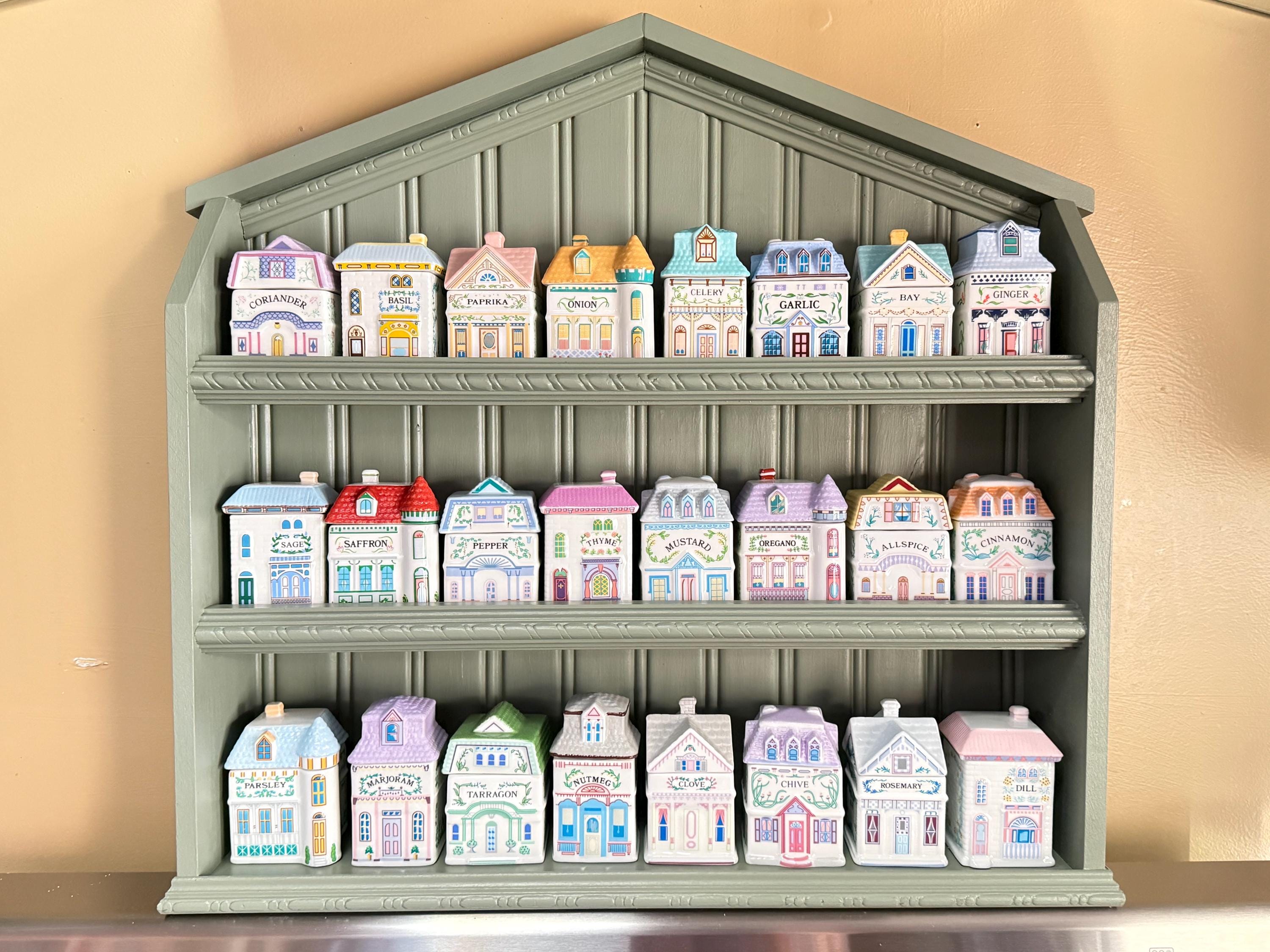 Spice Rack/shelf Designed to Hold and Display the Lenox Spice Village ...