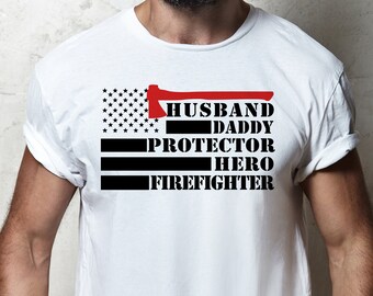 Free Free 140 Husband Father Firefighter Svg SVG PNG EPS DXF File