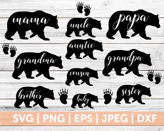 Free Free 213 Bear Family Svg Free SVG PNG EPS DXF File
