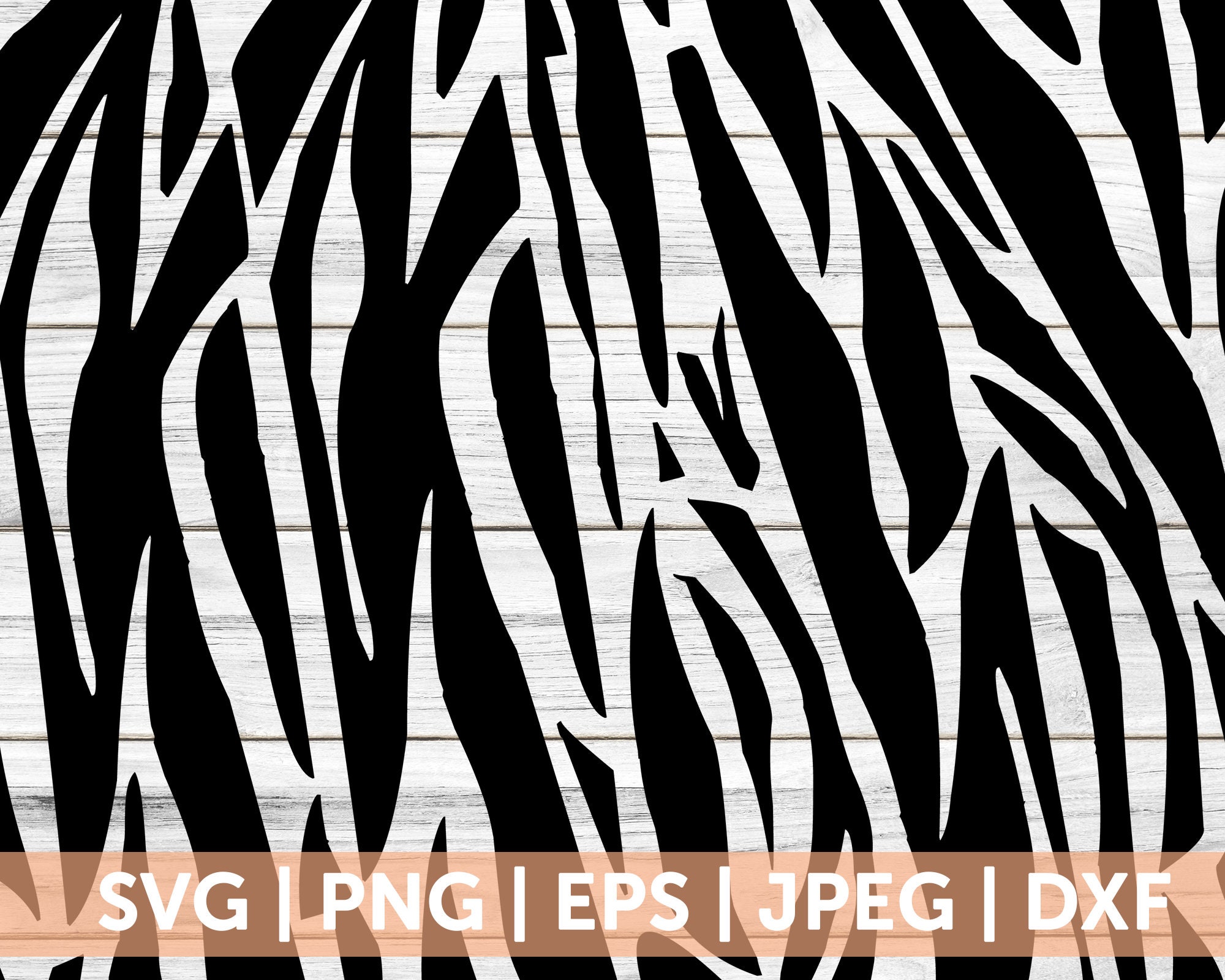 Tiger Stripe Svg Tiger Svg Tiger Print Clipart Animal Print Etsy