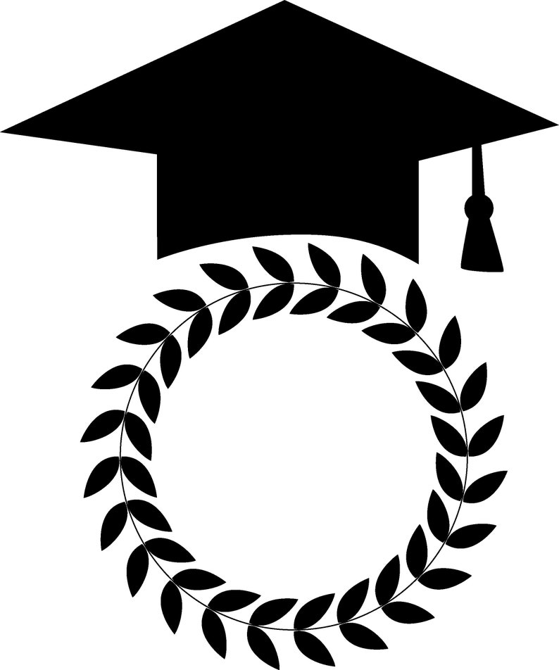Download Laurel Wreath Svg Graduation Cap Monogram Svg Graduation Cap Svg Graduation Svg Party Class Of 2019 Svg Graduation Svg Files For Cricut Clip Art Art Collectibles Tripod Ee