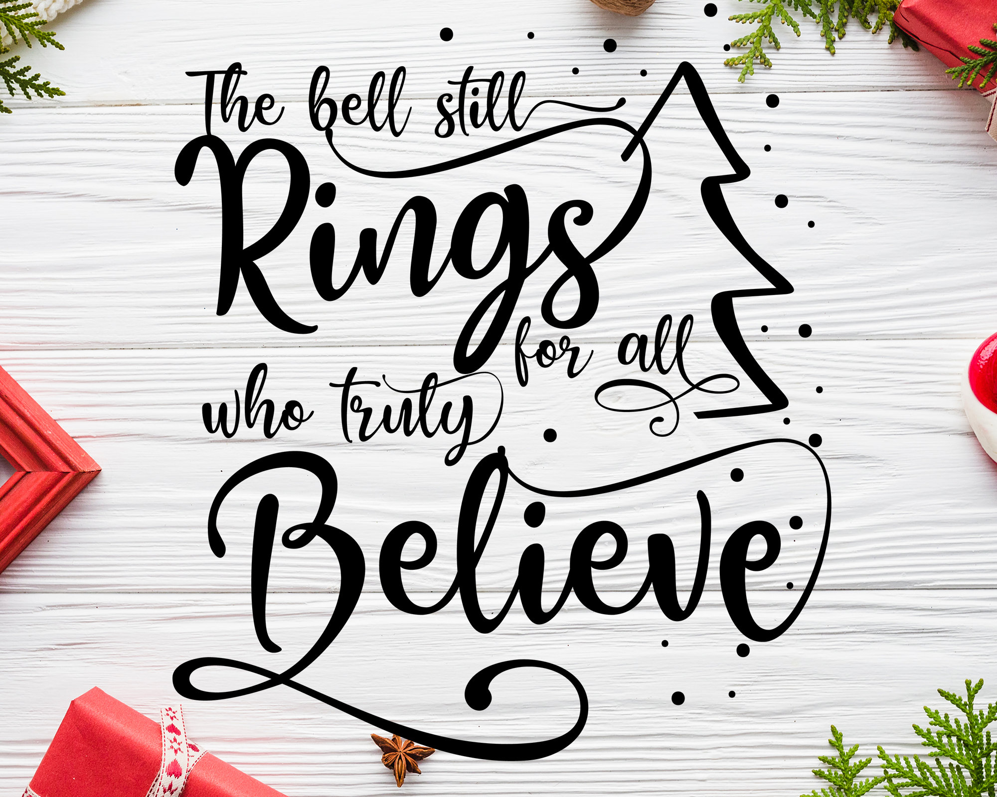 Believe svg The Bell Still Rings svg Religious svg Believe Etsy