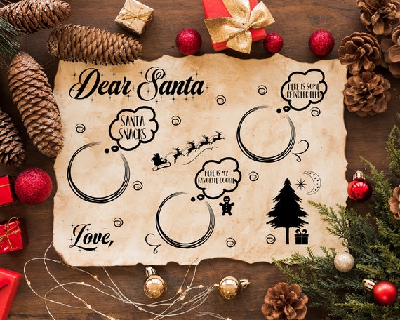 Download Santa Tray Svg Christmas Svg Holiday Svg Dear Santa Cookies Etsy