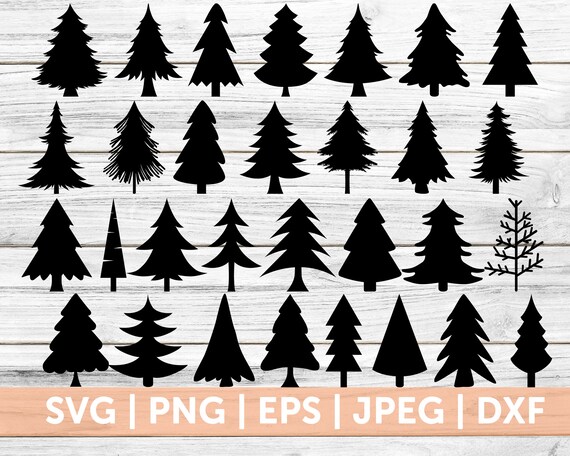 Download Christmas Tree Bundle Christmas Tree Svg Pine Trees Svg Etsy