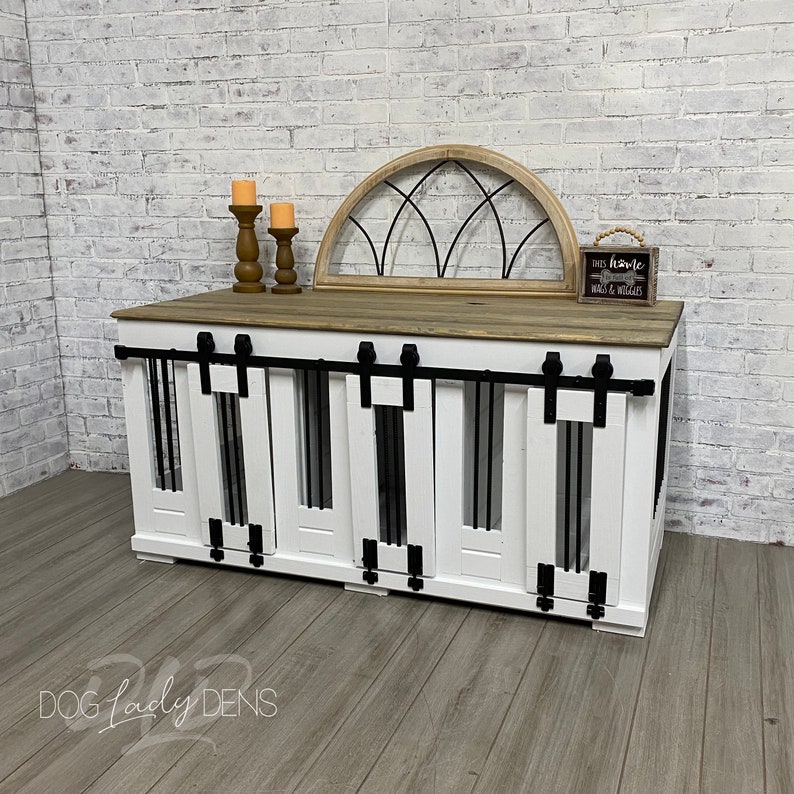 Triple Den W/sliding Barn Doors Etsy