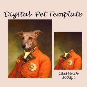 Royal Portrait template, Vintage backdrop costume, Historical Portrait, Photoshop background JPG