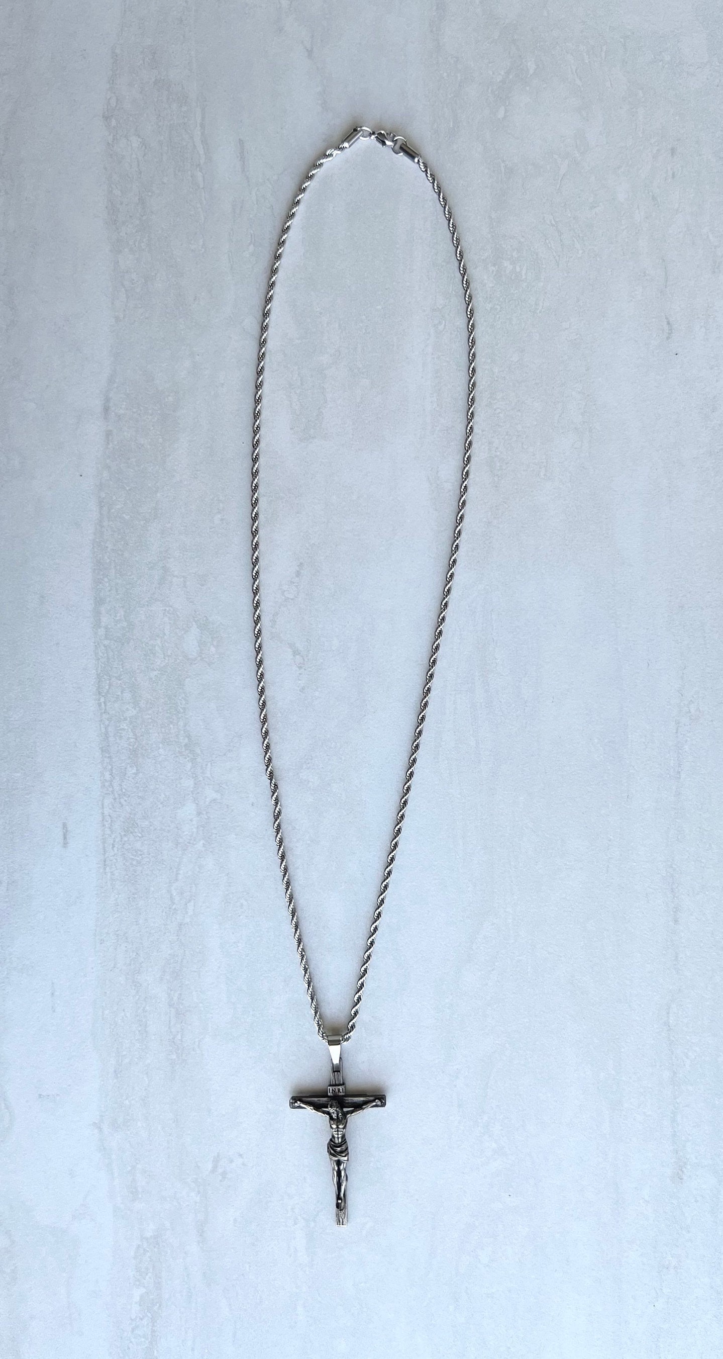 Crucifix Necklace Catholic Cross Necklace Crucifix Pendant Necklace  Catholic Gifts Jesus Necklace Realistic Crucifix Jewelry by in Via - Etsy