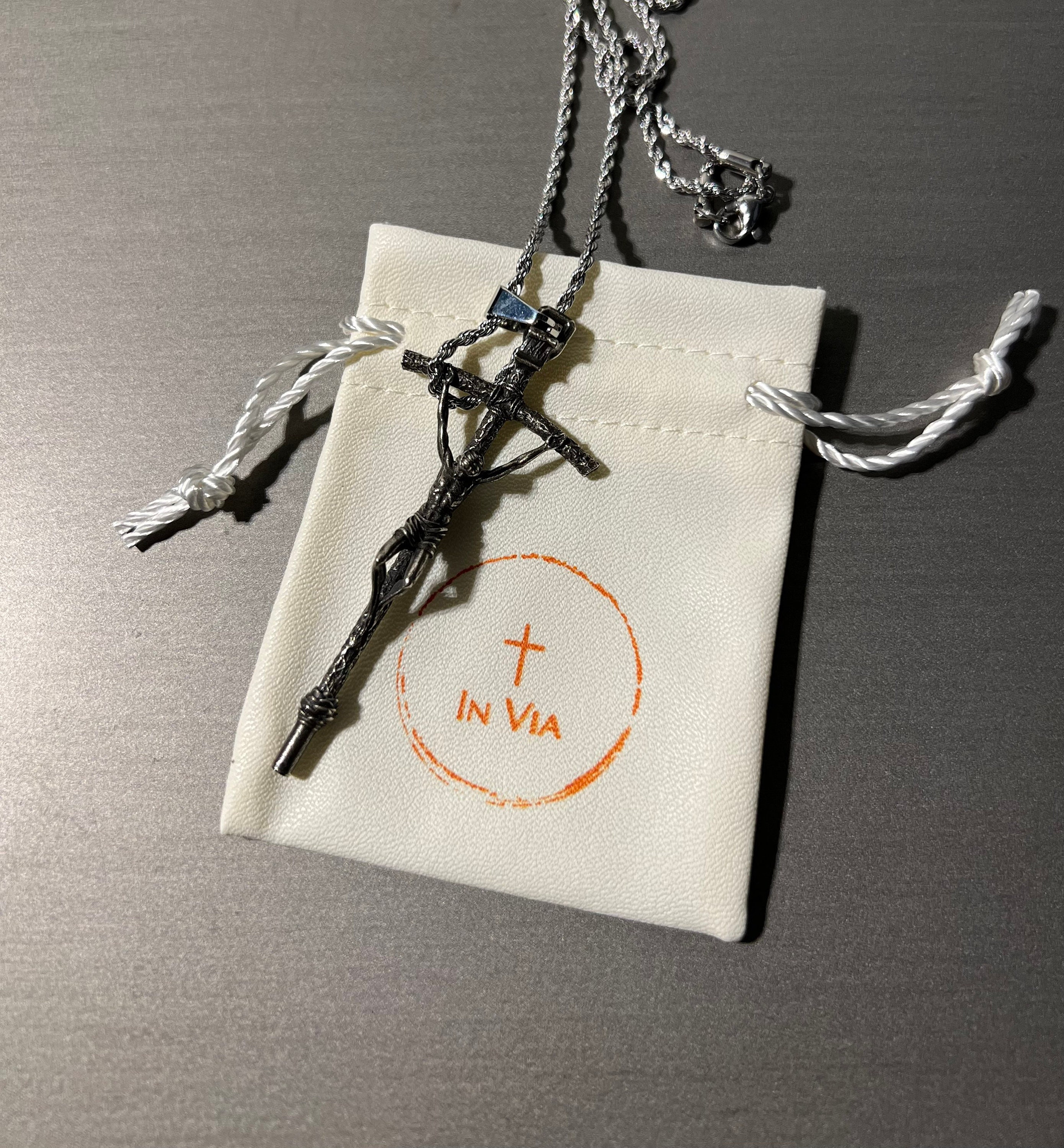 John paul ii crucifix necklace Clearance