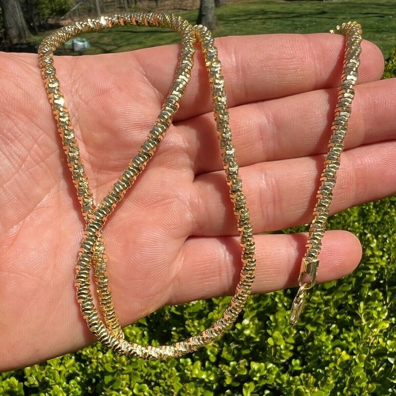 Diamond Ice Rope Chain - Etsy