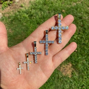 Fake diamond cross online