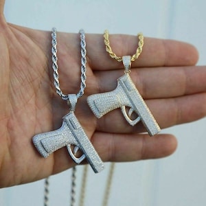 Diamond hotsell glock pendant