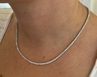 mens moissanite chain