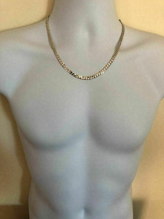 26" 395g MEN'S HEAVY BIKER CUBAN CHAIN LINK SOLID STERLING SILVER 925 NECKLACE E - Foto 11