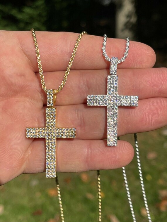 Mens online moissanite pendant