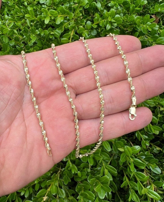 1mm Sterling Thai Twisted Rope Chains - 16 1mm Sterling Thai Twisted Rope Chains - 16