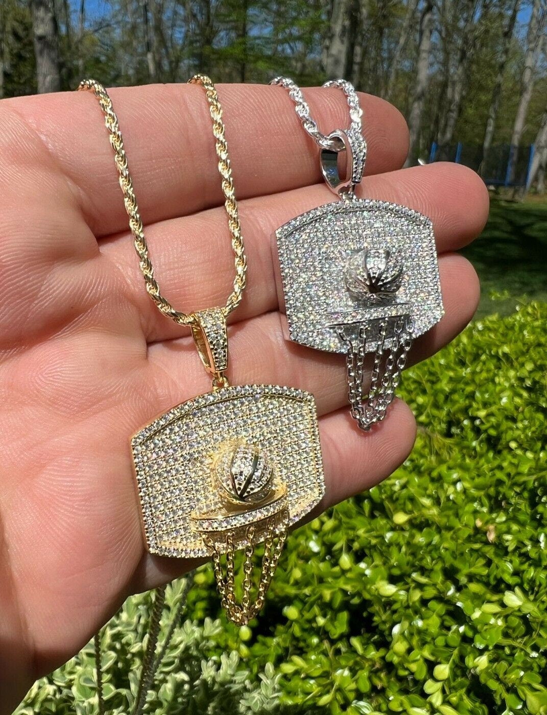 Basketball Necklace For Men & Women – Gold Or Silver Basketball Pendant Chain Necklace, Sports Lover Jewelry Gift