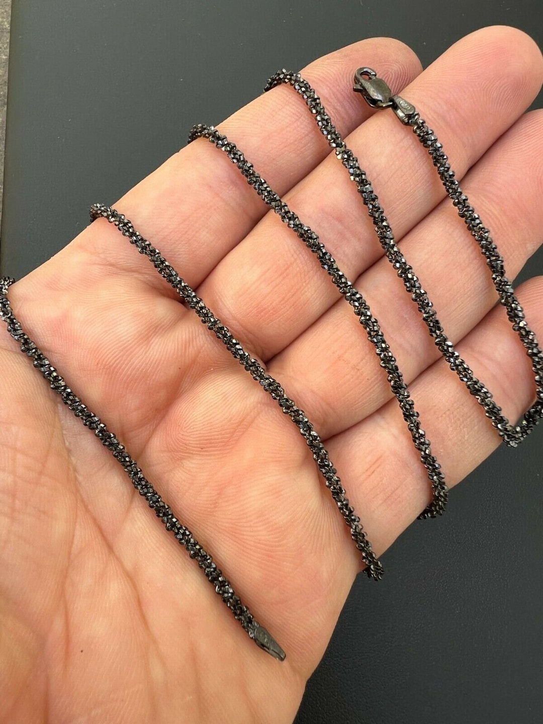◇BLACKPURPLE◇ Veritas rope necklace Purple/White/Black Custom Titanium Braided Necklace » RallyRope