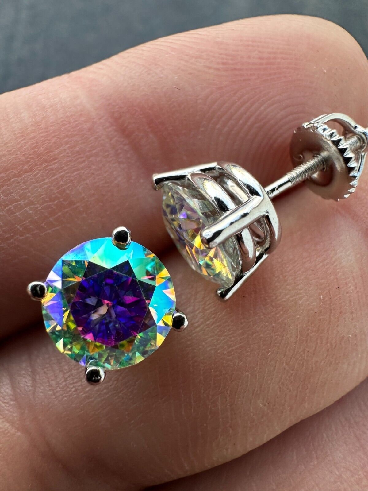 Orecchino Fatto A Mano In Argento Sterling 925 Pietra Di Luna - Foto 13