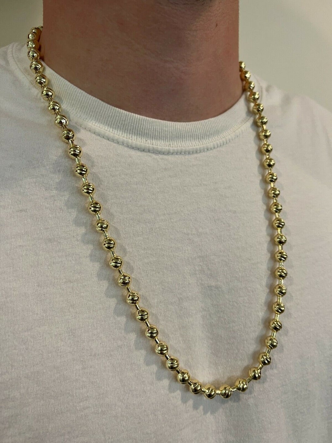 ネックレス・ペンダント 18K Gold Bead on Silver Ball Sun & Silver Moon Necklace 18K Gold Bead on Silver Ball Sun & Silver Moon Necklace