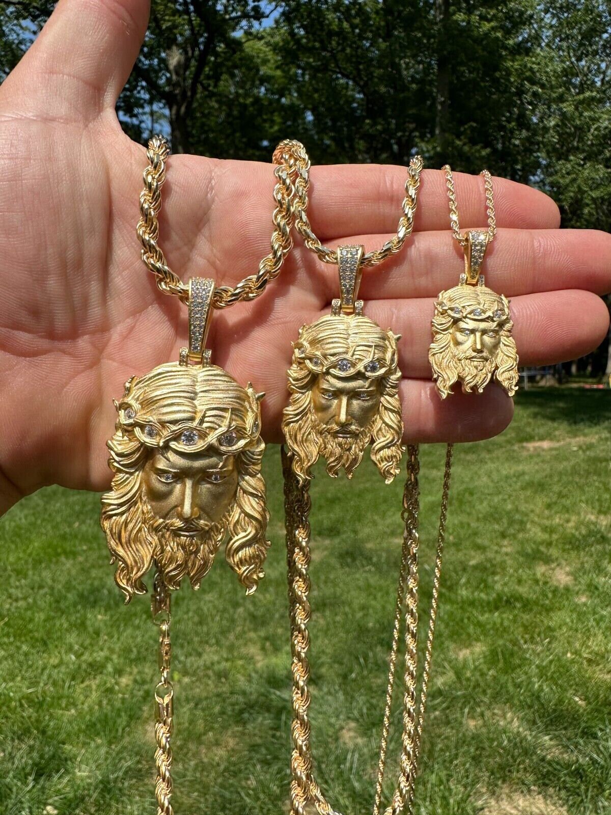 14Kゴールドダイヤモンドカット3?x 15?mm 3?x 65?mm フープイヤリング Solid 14k Gold Tri 並行輸入品