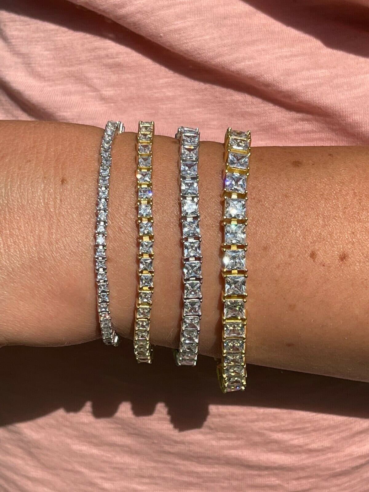 [COLD FRAME] / ☆ SILVER DIAMOND TENNIS BRACELET S SILVER DIAMOND TENNIS BRACELET S