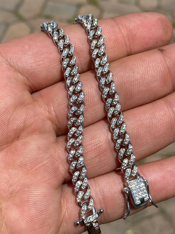 Iced out deals cuban link armband