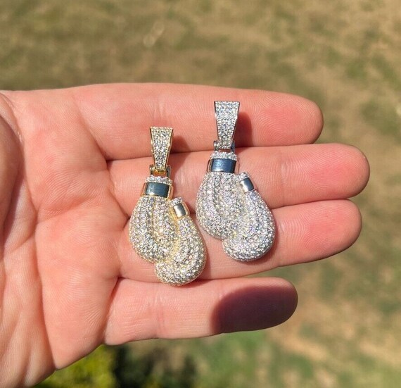 Diamond boxing deals glove necklace