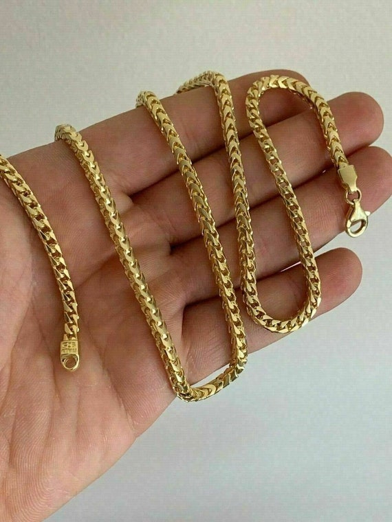 thumbnail image 2 of 1.5mm 14k Gold Finish 925 Sterling Silver Franco Chain Necklace - JewelryFresh 2 of 4