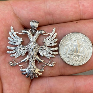 Men's Double Headed Eagle Archer Thumb Ring – Solid 925 Sterling Silver, Made In Turkey - View #10