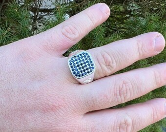 Anello Rettangolare In Argento - Laboratorio Miccini - Foto 14