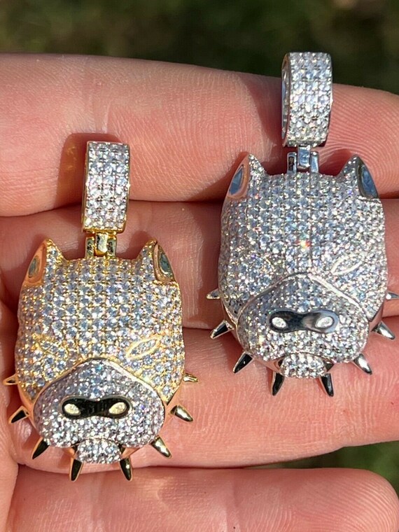 Collar De Cadena De Cuerda De 4mm Con Colgante Estrella De David Y Diamantes De Laboratorio - 24 Pulgadas, Estilo Hip Hop, Bañado En Oro
