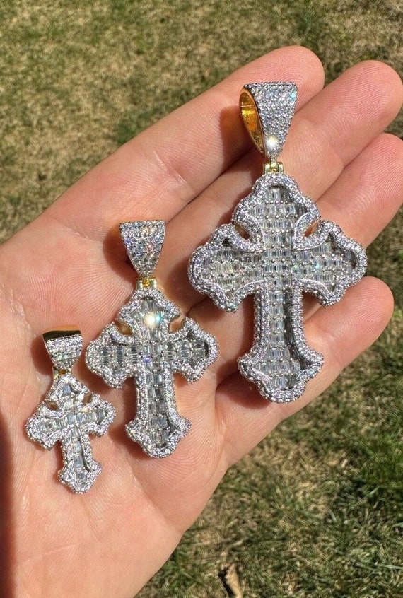 Mens iced pendants outlet
