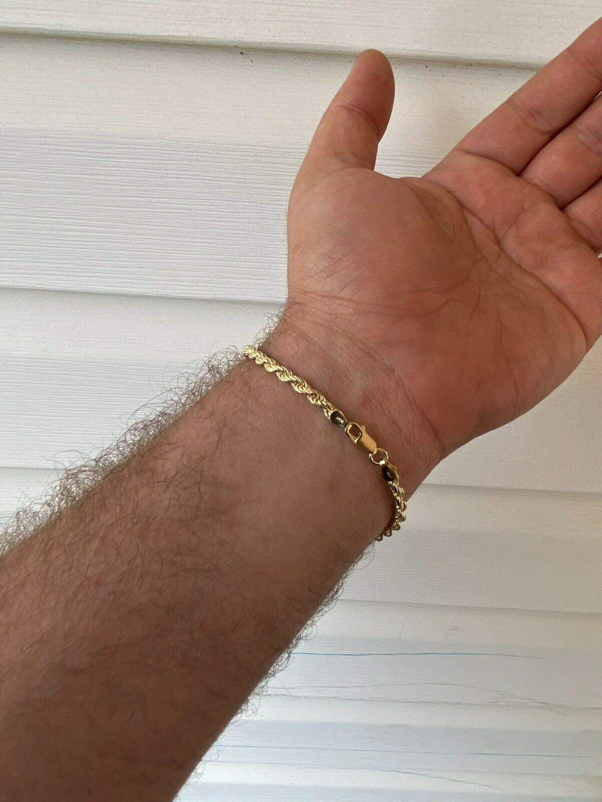 メンズ、レディース、14Kゴールド仕上げ、ソリッド925スターリング