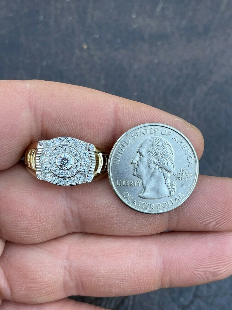 Custom Made 14k Gold Over Real Solid 925 Sterling Silver Etsy