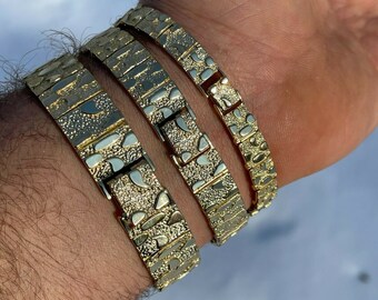 Bracciale Tennis Halo Con Moissanite Scintillante Da 6mm E 8mm, Alta Qualità, Oro Bianco, Non Sbiadisce, Argento Sterling 925, Gioielli Hip Hop Da - Foto 3