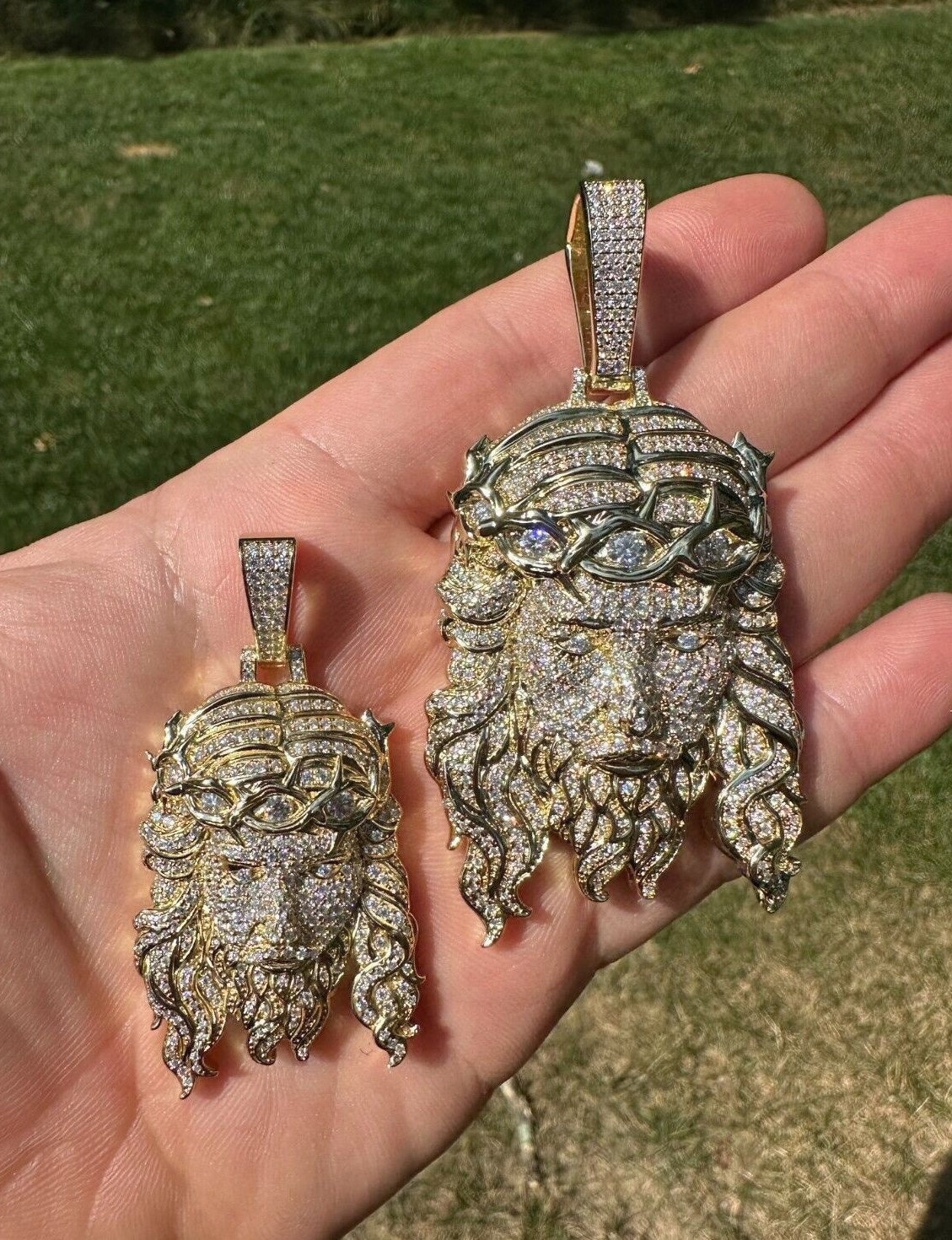 Diamond Jesus Piece Etsy Australia