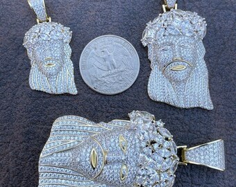 Ciondolo Ultima Cena Grande Gesù Ghiacciato Bling Zircone Color - Foto 13